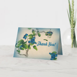 Tack Antik Kinesisk Blomma Kort