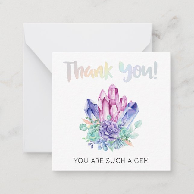 *~ TACK AP62 Kindness Mini Note Card Anteckningskort (Framsida)