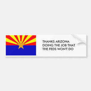 Tack Arizona Bildekal