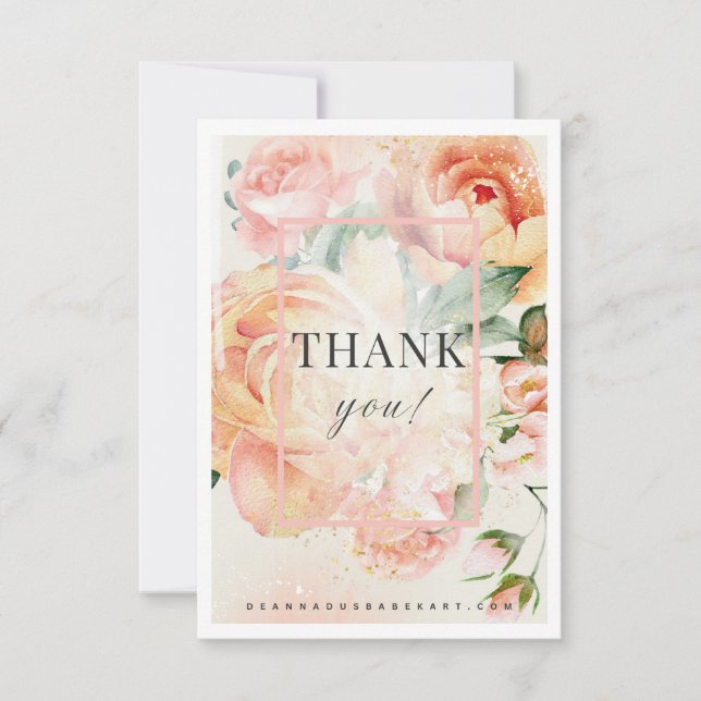 Tack Art-kort Kort (Framsida)