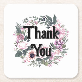 Tack av feber, Märkre, utandningsklassen Coquette Underlägg Papper Kvadrat