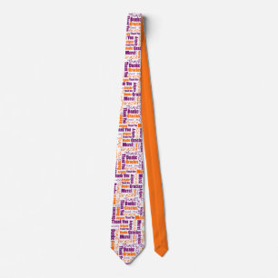 Tack av flerspråkig Lila-Orange Slips
