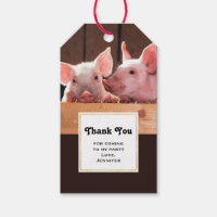 Tack av jute Rosa Piglets Animaliska fotografier
