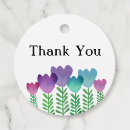 Tack av Lila av sötens Rosa Gåvor Etiketter