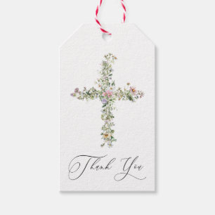 Tack av Religiösan kor Presentetikett