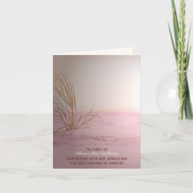 Tack av sympati för båge (Framsida)