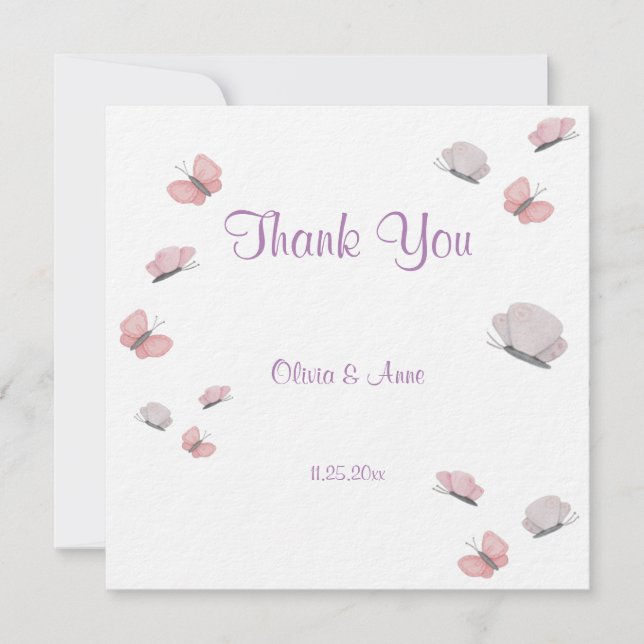 Tack av vattenfärgning lesbisk (Framsida)