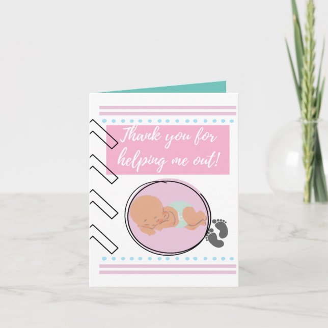 Tack Baby för Doulas, Midwives och sjuksköterskor. (Framsida)