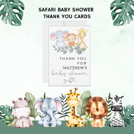 Tack Baby Namn Animal Safari babydusch