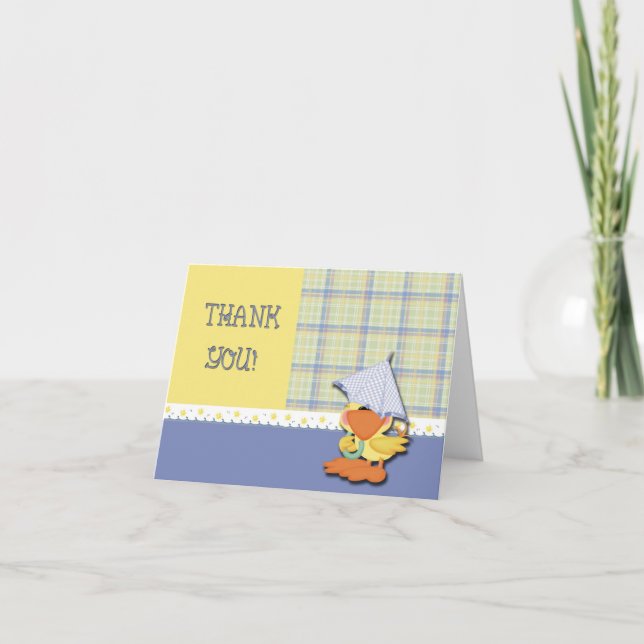 Tack Baby Shower Anka Kort (Framsida)