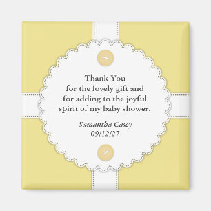 Tack Baby Shower Dantel Magnet