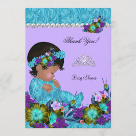 Tack Baby Shower Girl Teal Blue Lila