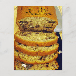 Tack/Banana Nöt Bread_ vykort