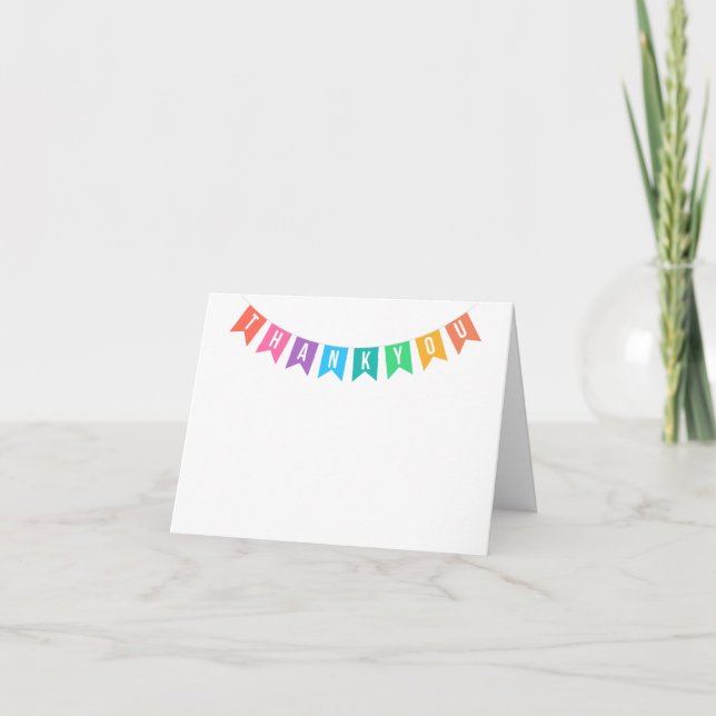 Tack Banner Brevpapper Kort (Framsida)
