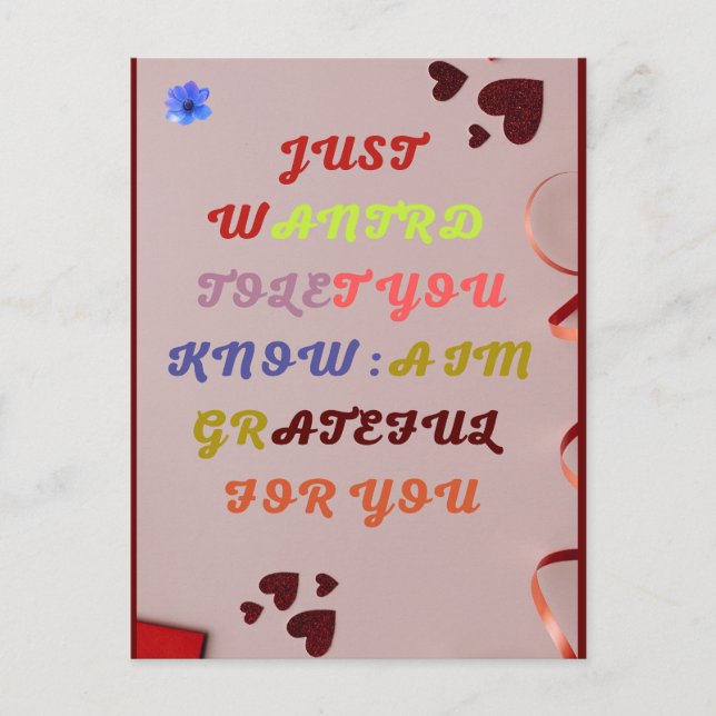 Tack bara för att du hälsar kort med SMILE HAFE (Framsida)