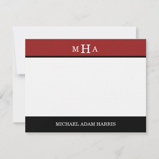 Tack bara Modern Studenten (rött) Kort (Framsida)