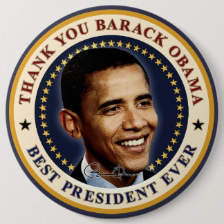 Tack Barack Obama - Bästa president någonsin Knapp