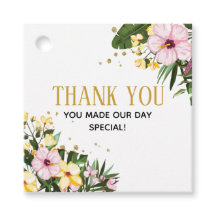 Tack! Barnskor för Guld i Tropical Blommigt