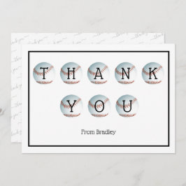 Tack Baseboll Anpassad Personlig