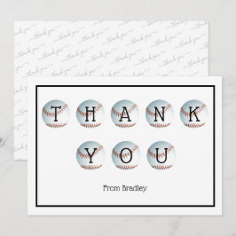 Tack Baseboll Anpassad Personlig Kort