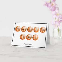 Tack Basketball Anpassningsbar Personlig Kort