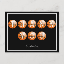 Tack Basketball Anpassningsbar Personlig Vykort