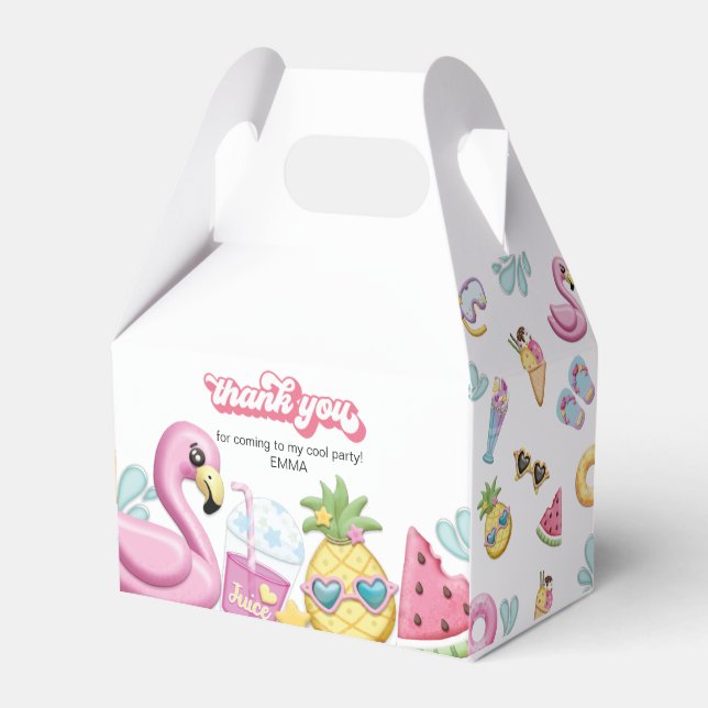 Tack, bassäng Party Presentaskar (Framsidan Sidan)