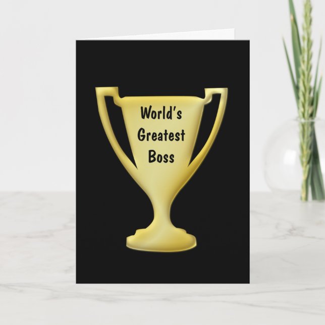 Tack bästa Chef-kort Kort (Framsida)