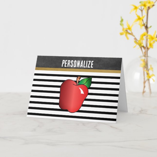 Tack - Bästa lärare Kort (Gul blomma)