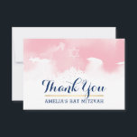 TACK, BAT MITZVAH, modern ROSA, vattenfärg Tack Kort<br><div class="desc">by kat masard >> kat@simplysweetPAPERIE.com <<< Ett enkelt sätt att säga tack till gästen för att du deltar i ditt barns BAT MITZVAH installationsprogram som mall är det enkelt att lägga till dina egna uppgifter eller slått anpassningsknappen och du kan lägga till eller ändra text, typsnitt, storlekar osv. TIP: 1....</div>