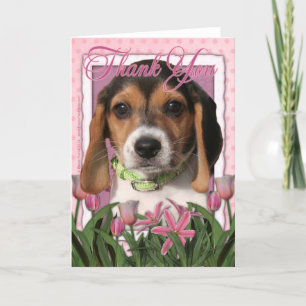 Tack - Beagle Puppy Kort