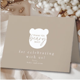 Tack Beary Much Kort