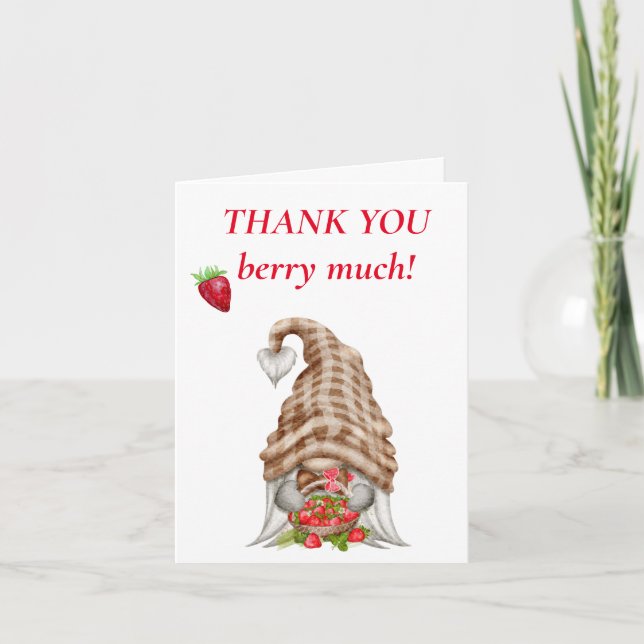 Tack Berry Much Gnome Cute (Framsida)