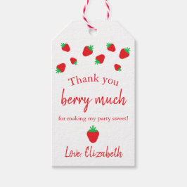 Tack Berry Mycket ch Birthday Tack Presentetikett