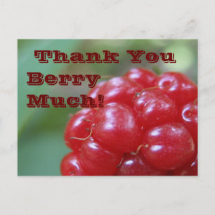 Tack Berry, mycket! - Säg det med en väldigt stor Vykort