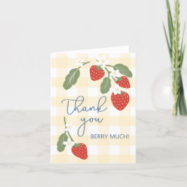 Tack Berry Mycket Sweet Strawberry Land Card