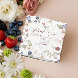 Tack Berry Sweet Bridal Shower Wild Berry Floral Presentaskar