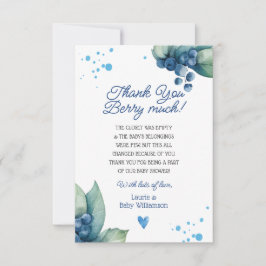 Tack Berry, tack så mycket, ditt kort