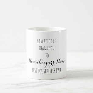 Tack Best Housekeeper någonsin att lägga till Na Kaffemugg
