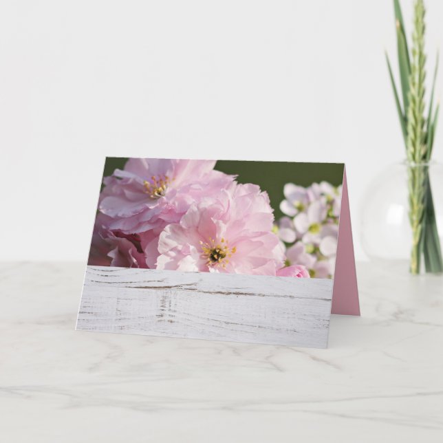 Tack Best Önskemål bröllopsinbjudan Romantic Kort (Framsida)