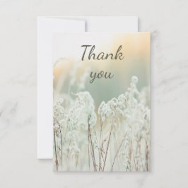 Tack Bevackra White Garden Flowers Kort