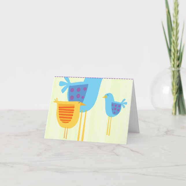 Tack Birds CArd (Framsida)