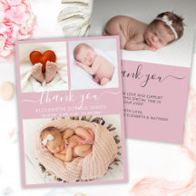 Tack Birth Notification  Photo Collage