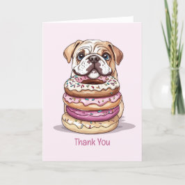 Tack Birthday Engelska Bulldog