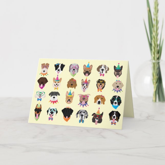 Tack Birthday Hund Pawty Animals (Framsida)