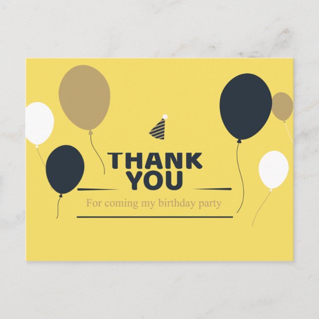 TACK BIRTHDAY VYKORT (Framsida)