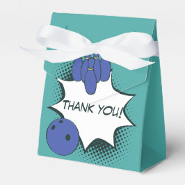 Tack! Blå Grönt-Födelsedagsfest Presentaskar