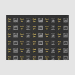 tack Black & Guld Din Logotyp här Mönster