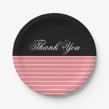 Tack Black Pink White Stripes