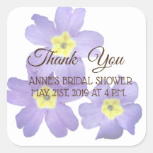 Tack, Blommigt Möhippa Stickers